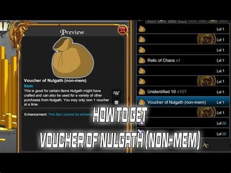 [AQW] GETTING VOUCHER OF NULGATH (NON .